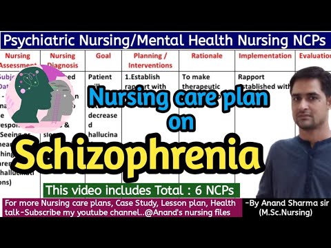 Nursing Care Plan On Schizophrenia//Nursing Care Plan For Schizophrenic ...