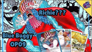 Buggy Feat. Richie Rich OP 09 Gameplay One Piece TCG