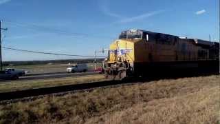 UP #7743 Leads A Short Manifest Southbound