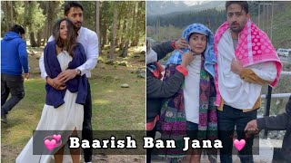 Jab Main Badal Ban Jaun Tum Bhi Barish Ban Jana |Hina Khan , Shaheer Sheikh New Song | BTS | #Shorts