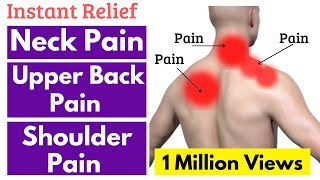 Quick Neck Pain, Upper Back And Shoulder Pain Relief Technique | Trapezius Muscle Stretch (In Hindi)
