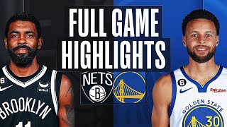 Golden State Warriors vs Brooklyn Nets Full Game Highlights | Jan 22 | 2022-2023 NBA Season