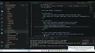 Python Django JS Ajax Query Builder Practice Session CRUD