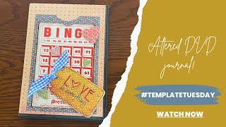 Creating an Altered DVD case into a Journal! #craftwithme #templatetuesday #junkjounalcommunity