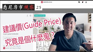 建議價（Guide Price）究竟是個什麼鬼？