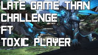 Smite - SUPER LATE GAME THANATOS CHALLENGE! - Grandmasters Ranked 1v1 Duel