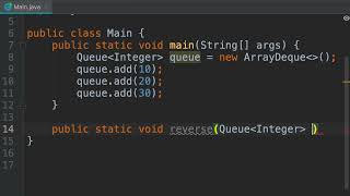 DSaA #57 - Exercise Reversing a Queue [By Mosh Hamedani]