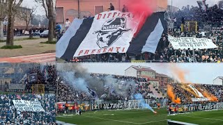 Alessandria vs Casale - Un derby che aveva tutto / corteo , fumoggeni e tifo , 23/02/2025