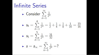 Section 8.2 Infinite Series