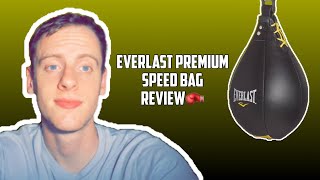 Everlast Premium Leather Speed Bag | Review