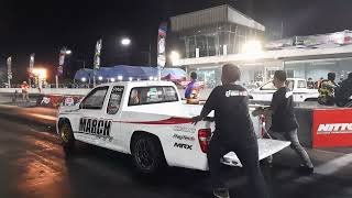 รถบ้าน Street truck 1500kg Battle อู่ป๊อกแปดริ้ว \u0026 ช่างมงบางเลน รอบ 16 คัน Protack drag or day 2022