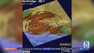 USGS reveals intensity of Northridge quake in new video