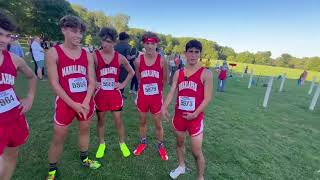 Manalapan 3rd Place Boys Varsity Race at A-North Championships