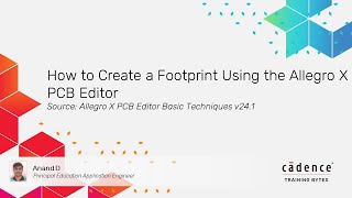 How to Create a Footprint Using the Allegro X PCB Editor