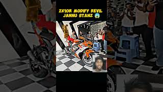 Zx10r Rape 🤯😱😈#Shorts Revil Zx10r Modify 🤯#Rider #Jannu stanz