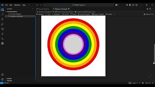 Creating a Perfect Rainbow Circle with Python and Matplotlib