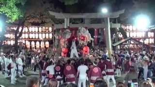 平成27年弓削神社夏祭り②　宵宮　夕方から宮入