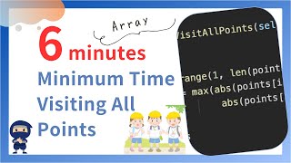 Minimum Time Visiting All Points - LeetCode #1266 - Python, JavaScript, Java and C++