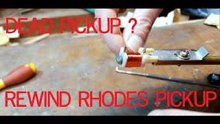 How to rewind a Fender Rhodes Piano Pickup