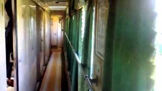 Inside 'Rossiya' transsiberian train (Russia)