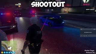 FELONY STOP BERUJUNG SHOOT OUT !!! NEPD VS RBR || GTA V ROLEPLAY