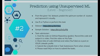 GRIP TASK 2 Jupyter Notebook (Python) Iris data