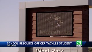 Roseville sophomore handcuffed by school resource officer after miscommunication about lunch, fam...