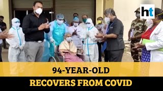 Watch: Warm send-off to 94-year-old woman who won battle against Covid-19