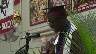 Peoria High School senior graduates at 16