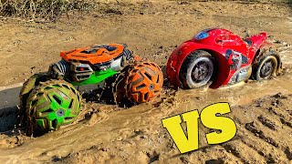 RC Stunt Car vs RC Bike | Remote Control Car | RC Car vs Bike