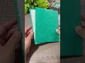 fun book making turquoise 🍃🌿✨ bookmaking funcrafts turquoise bookbinding handmade books