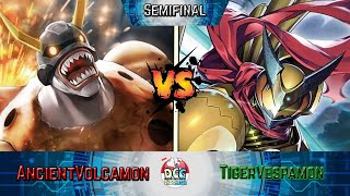 Digimon Rumble BT18 Tigervespamon vs Ancient Volcanomon