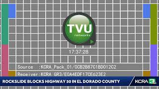 LIVE | Large rockslide blocks Highway 50 in El Dorado County at Echo Summit