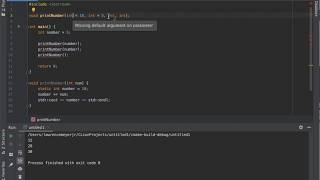 Forty Six - Static, Global and default values