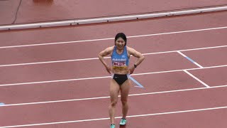 織田記念　GP女子100mH予選 1組　2021.4　青木益美