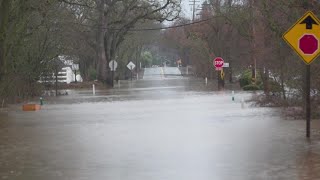 California Winter Storm: Wilton flooded as crews try to fix levee breaches