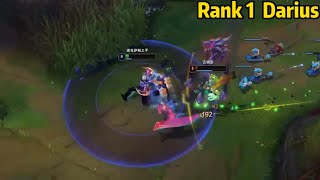 Rank 1 Darius: He is SUPER CARRYING His Teammates!