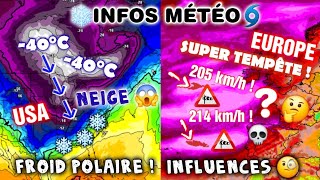 INFOS MÉTÉO / FROID POLAIRE, NEIGE AU USA, SUPER TEMPÊTE, MÉTÉO EXTRÊME.