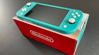 Unboxing Nintendo Switch Lite - Turquoise