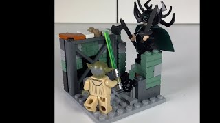 #lego #yoda #vs #hela #starwars #avengers #marvel #moc #viral #shorts