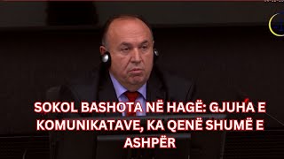 Sokol Bashota në Hagë: Gjuha e komunikatave, ka qenë shumë e ashpër