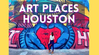 Best Art Places in Houston, Texas | Super Cool Street Art tour \u0026 more!