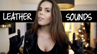 ASMR Leather Sounds (Jacket \u0026 Gloves)