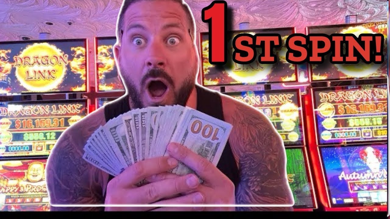 1st Spin Jackpot Dragon Link Youtube