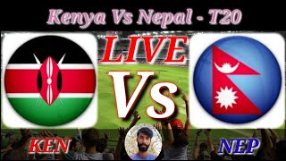 Kenya v Nepal || 1st T20I || Nepal tour of Kenya