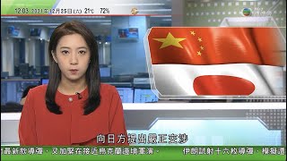 TVB午間新聞｜中國駐美大使稱不認同競爭定義中美關係 ｜中國批日本議員與民進黨代表對話 指嚴重違背國際關係基本準則｜俄羅斯再試射高超音速導彈 ｜20211225 香港新聞 TVB News