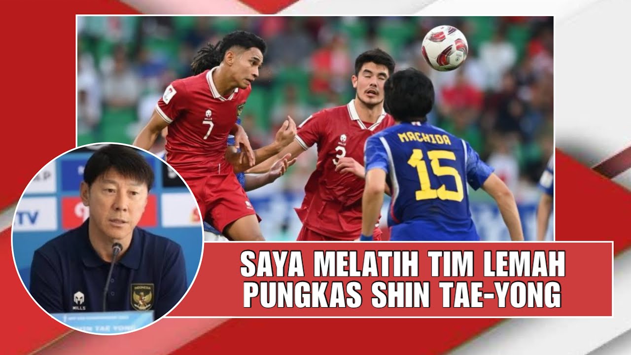 Timnas Indonesia Dihajar Jepang, Shin Tae-yong, Saya Melatih Tim ...