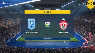 FIFA 22 Gameplay | Universitatea Craiova vs Sepsi OSK | Romanian Superligue
