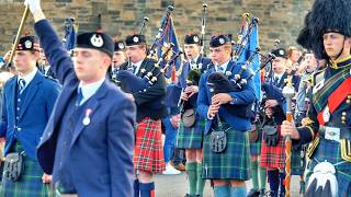 Ceremony of Beating Retreat at Edinburgh Castle 2025 | Performed by the Massed Pipes & Drums of CCF