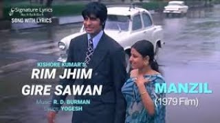 Rimjhim Gire Sawan | रिमझिम गिरे | Manzil | Amitabh Bachchan| Kishore K| Basu Chatterjee